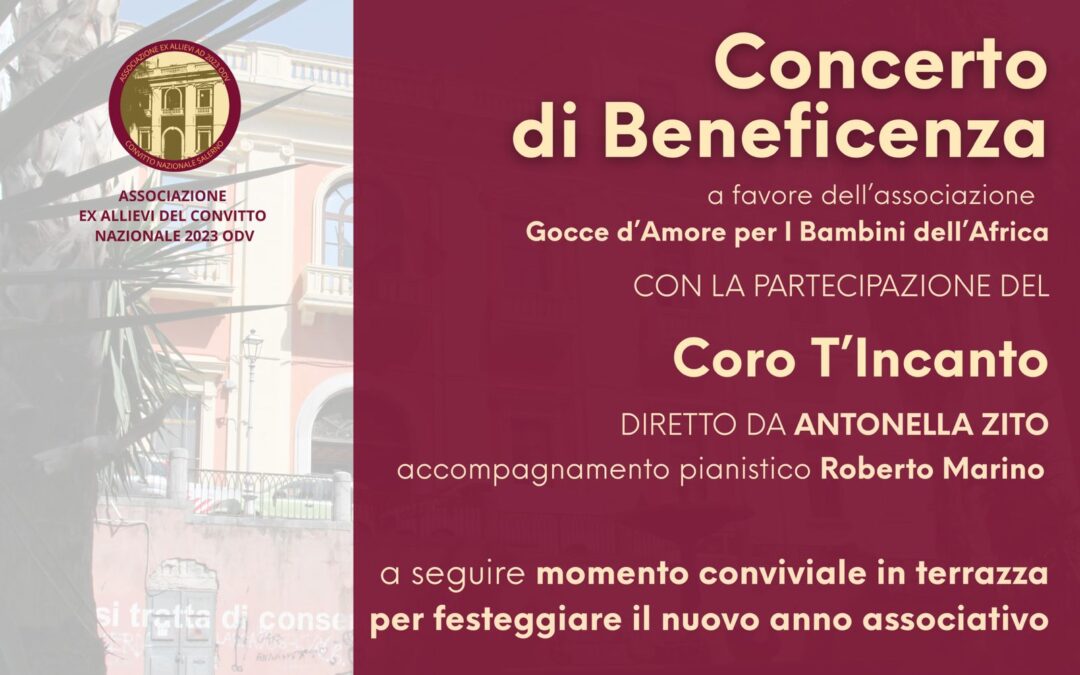 La musica incontra la solidarietà: Concerto di Beneficenza per Gocce d’Amore